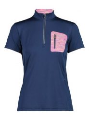 CMP Koszulka kolarska w kolorze granatowym rozmiar: 34. Niebieskie t-shirty sportowe CMP, bez wzorów, z materiału, bez ramiączek, rowerowe. Za 80.97 zł.