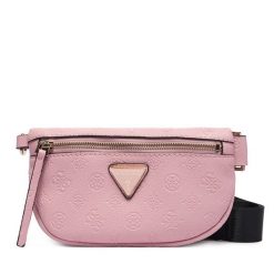 Torebka Guess. Czerwone listonoszki Guess, z aplikacjami, bez dodatków. Za 494.99 zł.