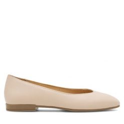 Baleriny Lasocki. Czerwone baleriny Lasocki, bez wzorów, bez obcasa, bez zapięcia. Za 149.99 zł.