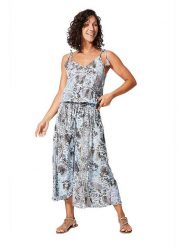 Ipanima Kombinezon w kolorze brązowo-błękitnym rozmiar: 34-40. Brązowe kombinezony Ipanima, bez wzorów, bez kołnierzyka, bez ramiączek. Za 100.99 zł.