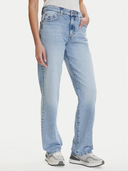 Tommy Jeans Jeansy DW0DW22987 Niebieski Regular Fit. Niebieskie jeansy Tommy Jeans, bez wzorów, z bawełny. Za 270.99 zł.