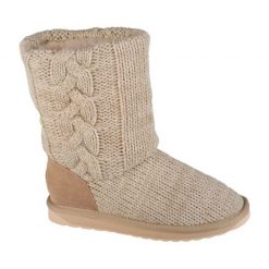Buty, kapcie Emu Australia Bartle W13142-MACA beżowy. Brązowe kapcie bez wzorów, z gumy. Za 881.27 zł.