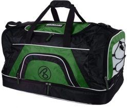 BRUBAKER Torba Sportowa 52L z Komorą na Buty i Mokre Rzeczy Czarny Zielony. Czarne buty treningowe X2, bez wzorów, z materiału, na ramię, duże. Za 188.99 zł.