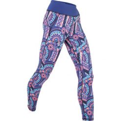 Legginsy sportowe ze stretchem, dł. 7/8, Level 1 bonprix szafirowy wzorzysty. Legginsy marki Nike. Za 74.99 zł.