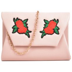 Mangotti torebka crossbody różowa. Czerwone torebki klasyczne Mangotti, bez wzorów, bez dodatków. Za 169.00 zł.