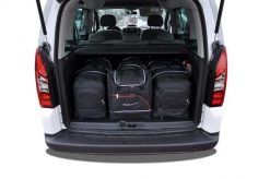 Torby Do Bagażnika Citroen Berlingo 2008-2018 4Szt Kjust. Czarne torby podróżne KJUST, bez wzorów, z kauczuku. Za 1,233.00 zł.