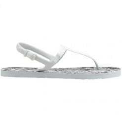 Sandały Puma Cozy Sandal Wns 375213 03 białe. Białe sandały bez wzorów, z materiału, bez obcasa, bez zapięcia. Za 94.81 zł.