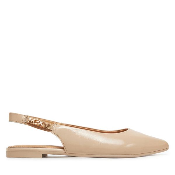 Baleriny MEXX. Brązowe baleriny Mexx, bez wzorów, bez obcasa, bez zapięcia. Za 229.99 zł.