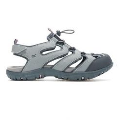 Sandały damskie Westshore IV. Szare sandały Regatta, bez wzorów, z poliesteru, sportowe, bez obcasa, bez zapięcia. Za 399.99 zł.