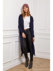 Joséfine Kardigan "Irissa" w kolorze granatowym rozmiar: XL. Niebieskie swetry Joséfine, xl, bez wzorów, z kaszmiru, bez ramiączek. Za 195.99 zł.