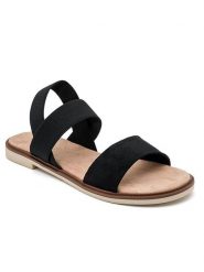 Sixth Sens Sandały w kolorze czarnym rozmiar: 37. Czarne sandały Sixth Sens, bez wzorów, klasyczne, z otwartym noskiem, bez obcasa, bez zapięcia. Za 100.99 zł.