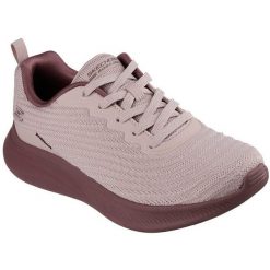 Buty sportowe damskie Skechers Bobs Moda Flex mellow Dawn. Fioletowe buty sportowe lifestyle Skechers, bez wzorów, sportowe, bez zapięcia. Za 390.00 zł.