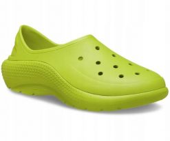 Buty Sportowe Sneakersy Dla Dorosłych Crocs Classic Sneaker . Zielone buty treningowe Crocs, bez wzorów, z materiału, bez zapięcia. Za 231.99 zł.