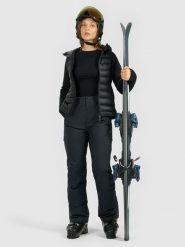 4F Spodnie narciarskie z szelkami membrana Dermizax 20000 damskie - czarne XS. Czarne spodnie narciarskie 4f, bez wzorów, z materiału, narciarskie, Dermizax. Za 799.99 zł.