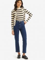 Levi's Dżinsy "724™" - Regular fit - w kolorze granatowym rozmiar: W27/L30. Niebieskie jeansy Levi's, l, z aplikacjami, z podwyższonym stanem. Za 216.22 zł.
