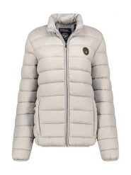 Geographical Norway Kurtka pikowana "Atikamap" w kolorze jasnoszarym rozmiar: XXL. Szare kurtki Geographical Norway, xxl, bez wzorów, bez kaptura. Za 144.58 zł.