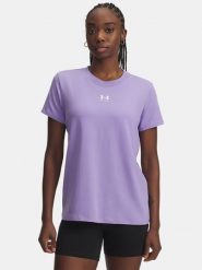 Under Armour Koszulka funkcyjna w kolorze fioletowym rozmiar: S. Różowe t-shirty sportowe Under Armour, s, bez wzorów, z materiału, bez ramiączek, outdoorowe. Za 74.28 zł.