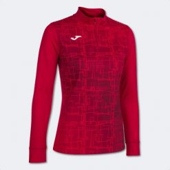 Bluza do biegania damska Joma Elite VIII. Czerwone bluzy Joma, xs, bez wzorów, bez ramiączek, bez kaptura. W wyprzedaży za 127.30 zł.
