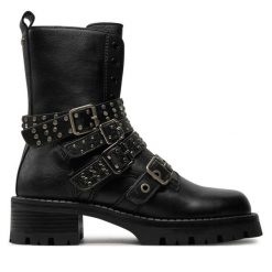 Botki Aldo. Czarne botki Aldo, bez wzorów, bez obcasa, na płaskiej podeszwie, bez zapięcia. Za 549.99 zł.