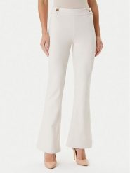 Guess Spodnie materiałowe W5YB0I KCMU2 Écru Regular Fit. Spodnie materiałowe Guess, z aplikacjami, z materiału. Za 289.99 zł.