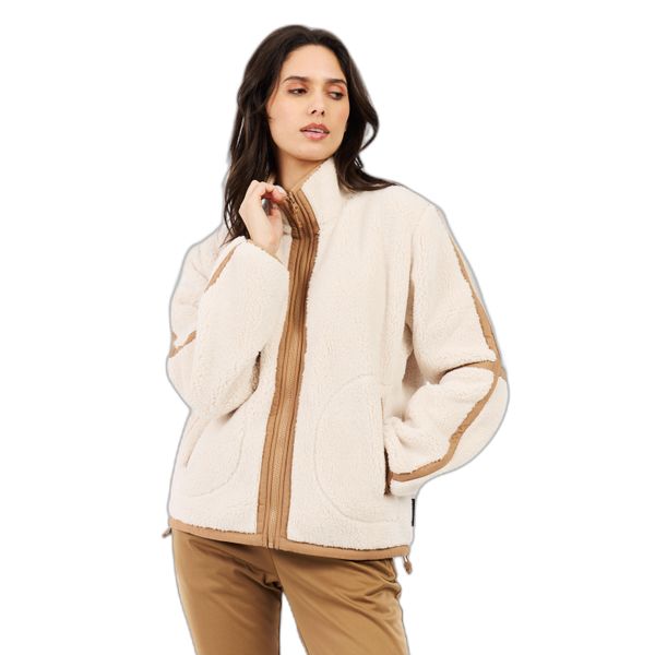 Polar damski zapinany na zamek Protest Red. Brązowe bluzy z polaru Protest, bez wzorów, z polaru. Za 342.50 zł.