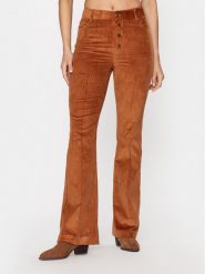 TWINSET Spodnie materiałowe 232TT2361 Brązowy Regular Fit. Brązowe spodnie materiałowe Twinset, bez wzorów, z bawełny. Za 1,369.00 zł.