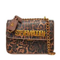 Torebka Steve Madden. Brązowe kopertówki Steve Madden, bez wzorów, wizytowe, bez dodatków. Za 289.99 zł.