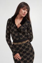 Kardigan damski BLUGIRL BLUMARINE. Swetry Blugirl Blumarine, s, bez wzorów, bez ramiączek. W wyprzedaży za 863.85 zł.