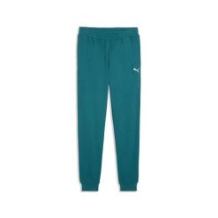 Spodnie do biegania Puma Essential Elevated. Zielone spodnie dresowe Puma, bez wzorów, z dresówki. Za 299.50 zł.
