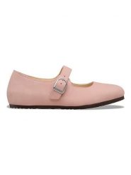 Birkenstock Skórzane baleriny "Santa Clarit" w kolorze jasnoróżowym rozmiar: 36. Różowe baleriny Birkenstock, bez wzorów, bez obcasa, bez zapięcia. Za 487.72 zł.