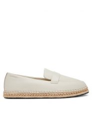 Calvin Klein Espadryle Espadrille W/Ck Hw - Lth HW0HW02390 Écru. Espadryle Calvin Klein, bez wzorów, ze skóry, bez obcasa. Za 359.99 zł.