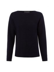 Franco Callegari sweter z dzianiny z dodatkiem lnu Kobiety Bawełna niebieski, XL. Niebieskie swetry Franco Callegari, xl, bez wzorów, z bawełny, bez ramiączek. Za 199.95 zł.