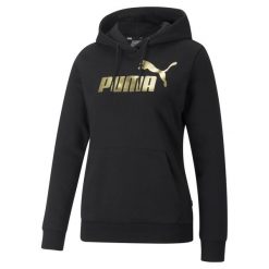 Bluza sportowa damska Puma ESS+ METALLIC LOGO. Bluzy bez kaptura Puma, xs, bez wzorów, bez kaptura. Za 199.00 zł.