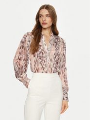 Guess Bluzka W5RH16 WDW82 Kolorowy Classic Fit. Bluzki Guess, m, z aplikacjami, z syntetyku, bez kołnierzyka, bez ramiączek. Za 297.00 zł.