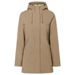 Płaszcz damski VAUDE Coreway. Brązowe płaszcze Vaude, na zimę, m, bez wzorów, z materiału, biznesowe, bez kaptura. Za 1,290.90 zł.