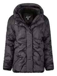 Geographical Norway Kurtka zimowa "Berola" w kolorze czarnym rozmiar: L. Czarne kurtki Geographical Norway, na zimę, l, bez wzorów, z puchu, bez kaptura. Za 299.50 zł.