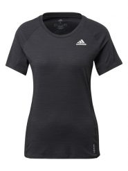 Adidas Koszulka sportowa w kolorze czarnym rozmiar: M. Czarne t-shirty sportowe adidas, m, bez wzorów, z materiału, bez ramiączek, outdoorowe. Za 132.45 zł.