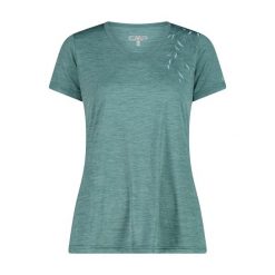 Koszulka damska CMP. Niebieskie t-shirty sportowe CMP, s, bez wzorów, bez ramiączek, trekkingowe. Za 192.00 zł.