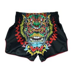 Spodenki treningowe Fairtex Muay Thai Shorts BS1912 "Kabuki". Czarne szorty sportowe FAIRTEX, bez wzorów. Za 279.99 zł.