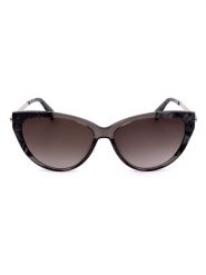 Longchamp Damskie okulary przeciwsłoneczne w kolorze srebrno-szaro-brązowym rozmiar: 56. Brązowe okulary przeciwsłoneczne Longchamp, bez wzorów, z tworzywa sztucznego, metalowe. Za 267.29 zł.
