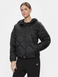 Tommy Jeans Kurtka puchowa DW0DW17242 Czarny Regular Fit. Czarne kurtki Tommy Jeans, s, bez wzorów, z jeansu, bez kaptura. Za 449.99 zł.