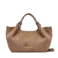 Torebka LOVE MOSCHINO. Brązowe torebki klasyczne Love Moschino, bez wzorów, bez dodatków. Za 919.99 zł.