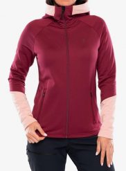 Bluza z kapturem damska Peak Performance Rider Essentials Zip Hood. Czerwone bluzy z kapturem Peak Performance, s, bez wzorów, z elastanu, z kapturem, narciarskie. Za 537.89 zł.