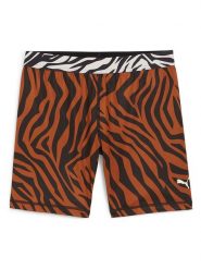 Puma Szorty sportowe "Animal Remix 5" w kolorze jasnobrązowo-czarnym rozmiar: M. Brązowe szorty sportowe Puma, bez wzorów, z podwyższonym stanem, outdoorowe. Za 98.47 zł.