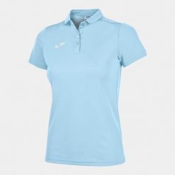 Koszulka polo do tenisa damska Joma Hobby. Niebieskie t-shirty sportowe Joma, m, bez wzorów, z bawełny, bez ramiączek, do piłki nożnej. Za 229.50 zł.