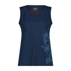 Damski tank top CMP. Niebieskie topy CMP, s, bez wzorów, sportowe, bez kołnierzyka, bez ramiączek. Za 143.50 zł.