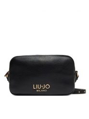 Liu Jo Torebka Ecs Camera Case AA5137 E0033 Czarny. Czarne listonoszki Liu Jo, bez wzorów, ze skóry, bez dodatków. Za 349.99 zł.