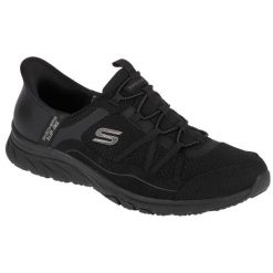 Buty sportowe Sneakersy damskie, Slip-ins: Gratis Sport - Leisurely. Czarne buty sportowe lifestyle Skechers, bez wzorów, bez zapięcia, trekkingowe. Za 379.99 zł.