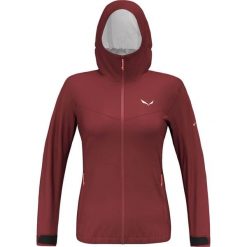 Kurtka przeciwdeszczowa damska Salewa Puez Aqua 4 PTX 2.5L Jacket. Czerwone kurtki przeciwdeszczowe Salewa, l, bez wzorów, bez kaptura, trekkingowe. Za 576.85 zł.