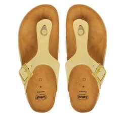 Japonki Scholl. Żółte japonki Scholl, bez wzorów. Za 255.99 zł.